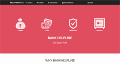 Desktop Screenshot of bankhelpline.com