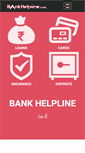 Mobile Screenshot of bankhelpline.com